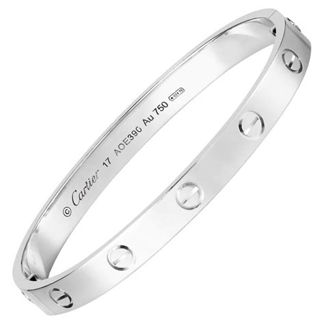 gold love bangle|cartier love bracelet white gold.